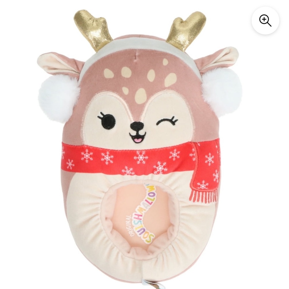 Squishmallows Dawn the Fawn Character Slippers Sz 13-1 NWT